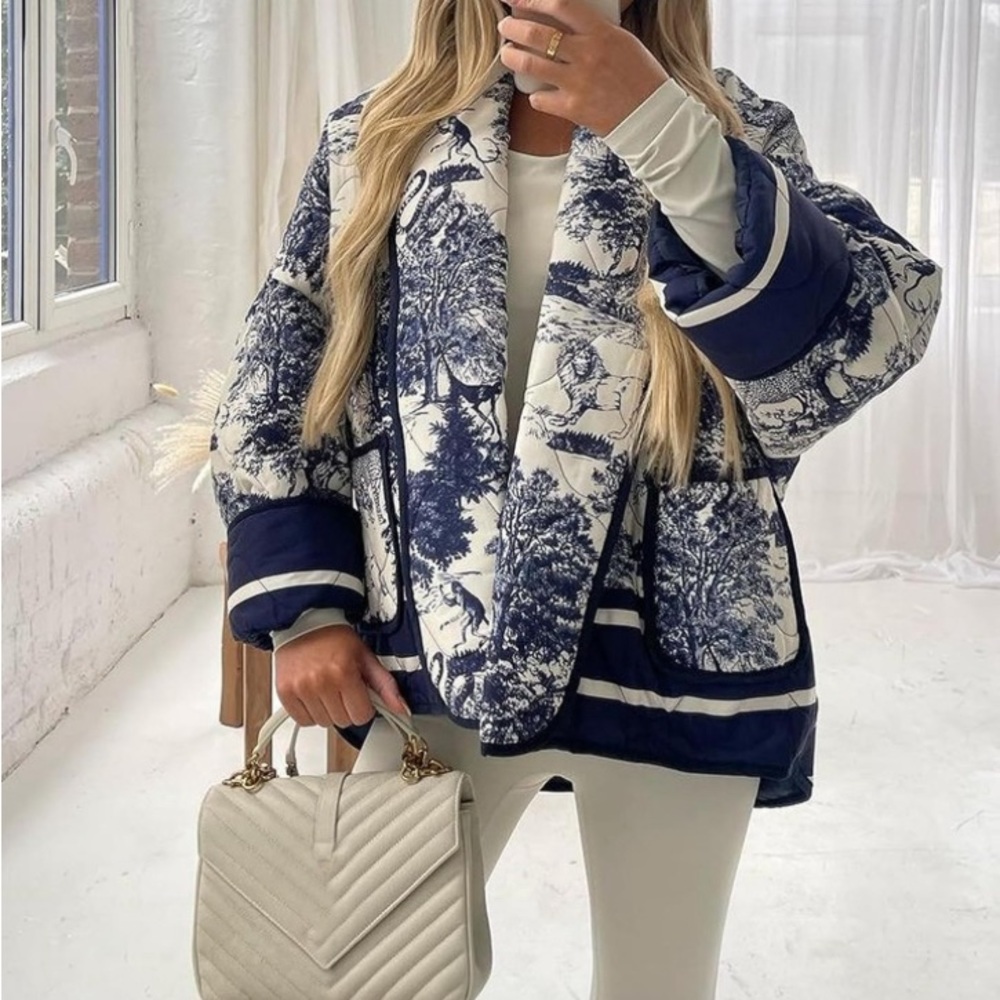 Cropped Puffer Jacket - Picture 2 of 9